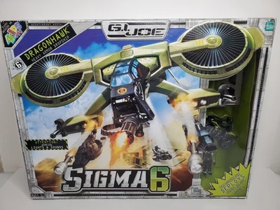 G.I. Joe Sigma 6 Dragonhawk Heavy Armor Dropship - 2006 - Nuevo Caja Abierta  Foto 1 de 4