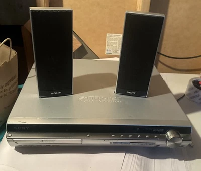 Sony DAV-HDX265 5 Disc DVD/CD Changer & 2 Speakers No Remote For Parts/Repair - Image 1 of 4