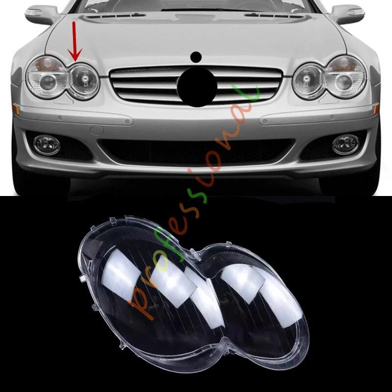 Cubierta de lente de faro lateral derecho + sellador para Mercedes-Benz SL500 SL600 2003-2008 Foto 1 de 1
