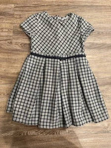Abito a quadri grigio e navy Mayoral bambina taglia 6 (116 cm) - Foto 1 di 4