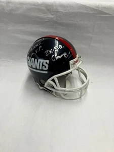 Minicasco autografiado por PHIL SIMMS de los New York Giants (MVP y Super Bowl) - PSA - Imagen 1 de 18