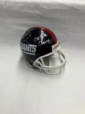 PHIL SIMMS Autographed New York Giants Mini Helmet (MVP & Super Bowl) - PSA - Image 1 of 4