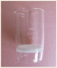 60 ml, dé à coudre en verre, creuset filtre Gooch, laboratoire de chimie verrerie