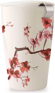 Tea Forte KATI Cherry Blossom Cup Loose Tea Brewing System Ceramic Infuser - Picture 1 of 2
