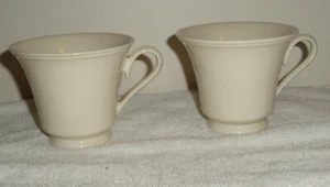 2 Lenox Ivory "Special" Diemnsion 6oz. Footed Tea / Coffee Cups - Picture 1 of 5