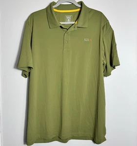 5.11 Tactical Poloshirt Herren Größe L Grün Golf Arbeit Freizeit Utility Instructor - Bild 1 von 15