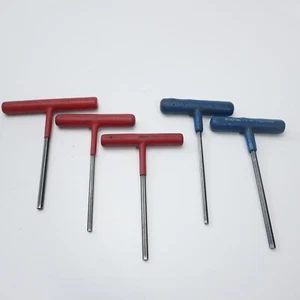 5 Snap On Tools Blue Point T Handle Hex Allen Wrench Lot Set - Picture 1 of 6