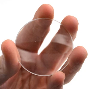 Round Double Convex Optical Glass Lens - 2" (50mm) Diameter - 50mm Focal - Picture 1 of 3