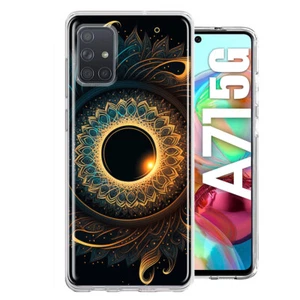 Funda a prueba de golpes Mandala Geometry Eclipse para Samsung Galaxy A71 4G - Imagen 1 de 6