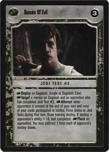 Domain Of Evil (Dagobah-Limited) | Decipher Star Wars CCG | NM/LP - Picture 1 of 1