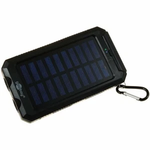 goobay Outdoor Powerbank Solar Ladegerät kompatibel mit Handy / Tablet / Smartph - Bild 1 von 3