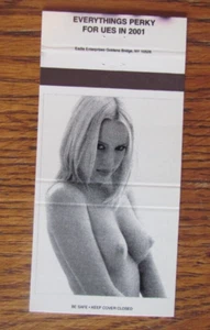 CUBIERTA DE MATCHBOOK GIRLIE LIVE MODEL: EVERYTHING ALEKY VACY 2001 MATCHCOVER -B12 - Imagen 1 de 1