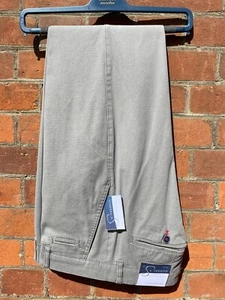 Gurteen Mens Cotton stretch chino - BNWT - Colour = Light Grey - Many sizes - Picture 1 of 8