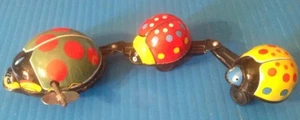 Getestet! Vintage mechanisches TPS Zwerg Lady-Bug mit Schlüsselblech Aufziehspielzeug Japan - Bild 1 von 7
