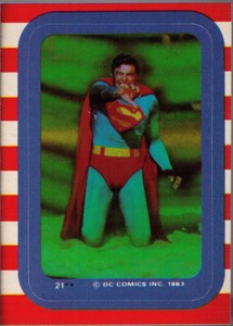 1983 Topps Superman III Stickers #21