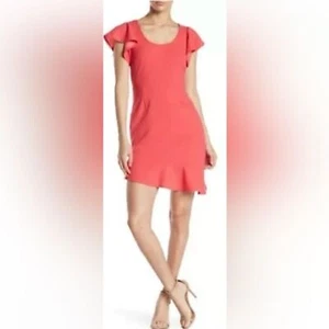 The Vanity Room Bodycon-Kleid Flatterärmel koralle neu mit Etikett Medium - Bild 1 von 11