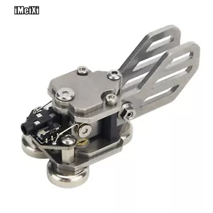 HamGeek Stainless Steel CW Morse Key Paddle Key Magnetic Base Telegraph Key New - Picture 1 of 6