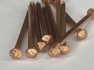 2" 50mm Rosehead Nails Copper Traditional 25 50 100 250 restoration boat - Picture 1 of 18