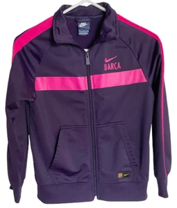 Nike FC Barcelona 16/17 Trainingsjacke lila Jugend Größe M Fußball Fußball Barca - Bild 1 von 12