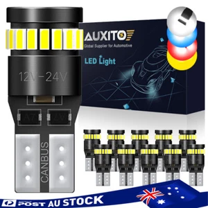 AUXITO 2/10x White Red Amber Bulbs LED T10 W5W Car Side Wedge Parker Light Globe - Picture 1 of 74