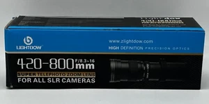 Lightdow E 420-800mm F8.3 Telephoto Zoom Lens + T-Mount for Sony Alpha A7R IV α7 - Picture 1 of 19