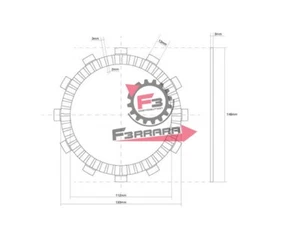 701.741445 Scheibe Kupplung Zierteil Japan OEM - Picture 1 of 1