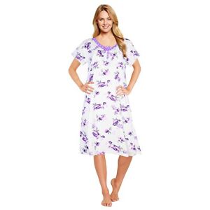 Womens Nightgowns Sexy Soft Pajama Lace Trim Nightgown Spring M L XL XXL NWT 801