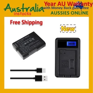 2100mAh Battery + Lcd Charger for Nikon EN-EL14a EL14a EN-EL14 D5300 D5500 D5600 - Picture 1 of 6