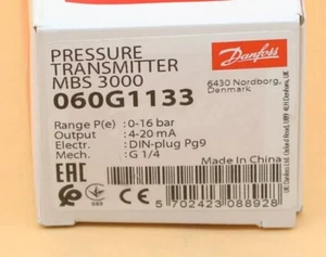 New DANFOSS Pressure Transmitter MBS3000 060G1133 - Picture 1 of 1