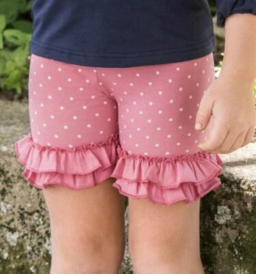 GIRLS MATILDA JANE Pink A Dot Shorties shorts SIZE 12 NWT Pink/white polka dots - Image 1 of 2
