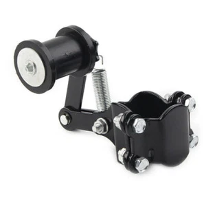 For Chopper Motorcycle Black Aluminum Adjuster Chain Tensioner Bolt On Roller - Picture 1 of 7