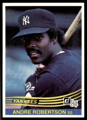 1984 Donruss Andre Robertson New York Yankees #347 - Image 1 of 2