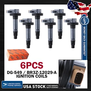Ignition Coils DG-549 BL3Z12029A Durable 6Pcs For Ford Transit-250 2015-2020 - Picture 1 of 11