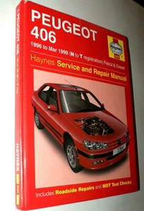 PEUGEOT 406 Haynes 3394 manual 1996 - MAR 1999 N to T reg PETROL & DIESEL Models - Picture 1 of 8