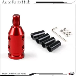 Aluminum Shift Knob Adapter M10x1.5 M12x1.25 For Non Threaded Shifters Universal - Foto 1 di 5