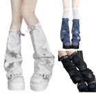 Bandage Belts Calf Length Leg Socks for Adult Girls Boot Cover Casual Streetwear
