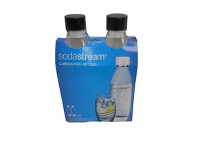 Sodastream 1l Carbonating Bottles- Black (Twin Pack) - Picture 1 of 3