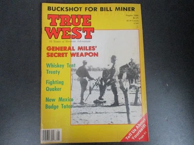 True West Magazine August 1988 Vol 35 No 8 Western Adventure VTG Issue - Image 1 of 3