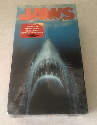 Jaws VHS 2 Tape Anniversary Collectors Edition Double-Pack Factory Sealed Set  - Image 1 of 4