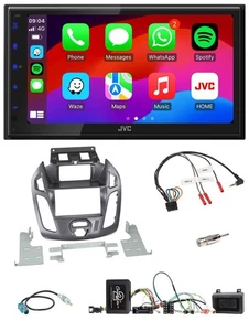 JVC Bluetooth 2DIN Lenkrad DAB USB Autoradio für Ford Transit Connect 2013- 2018 - Bild 1 von 12