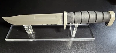 🔥KA-BAR 02-1221 Fixed Blade Knife w/ box & hard sheath. NEW! Stand NOT included - Image 1 of 4