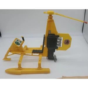 70er Jahre LJN Mr. Action Heli-Copter Action Compacts UNVOLLSTÄNDIG - Bild 1 von 4