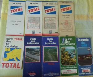 lot de 9 cartes et fascicules TOTAL - Picture 1 of 1