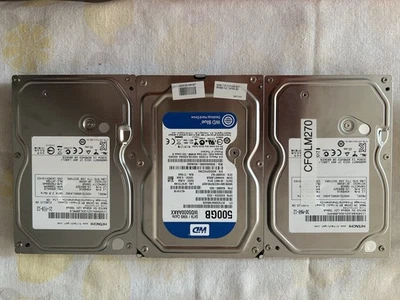 lot de 3 disques durs / HDD 3.5 tous testés BON 3 X  500 GB - Photo 1/4