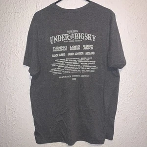 2022 Outriders Under The Big Sky Festival Zach Bryan Lainey WIlson Shirt XXL - Picture 1 of 5