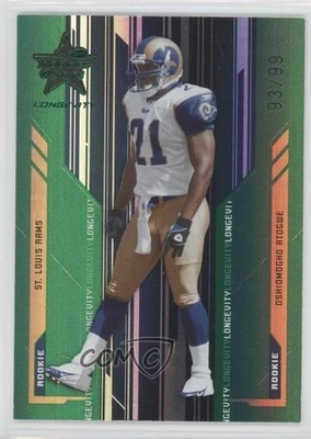 2005 Leaf Rookies & Stars Longevity Rookie Emerald /99 OJ Atogwe Oshiomogho RC - Image 1 of 2