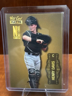 2022 Wild Card Matte HENRY DAVIS National VIP - GOLD #MBN-1 - Image 1 of 2