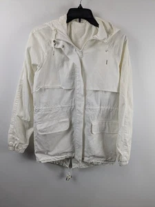 Lacoste Cotton Blend Rain Jacket Womens 32 - Picture 1 of 5