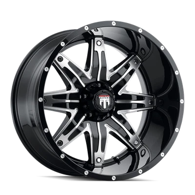 Rueda American Truxx Lonestar 22x12 negra/mecanizada 5x5 (-44 mm) Foto 1 de 4