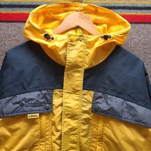 VTG 90s Columbia Camel Jacket Mens XL Sportswear Cigarettes Color Block Hoodie - Picture 1 of 10